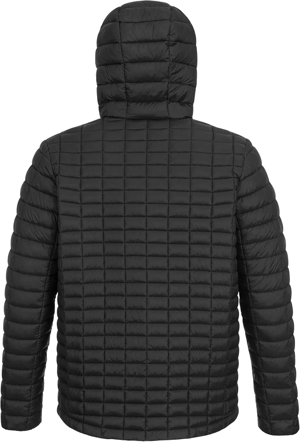 33,000ft Men's Thermolite Packable Hooded Quilted Puffer Jacket, Lightweight Warm Puffy Insulated Winter Coat