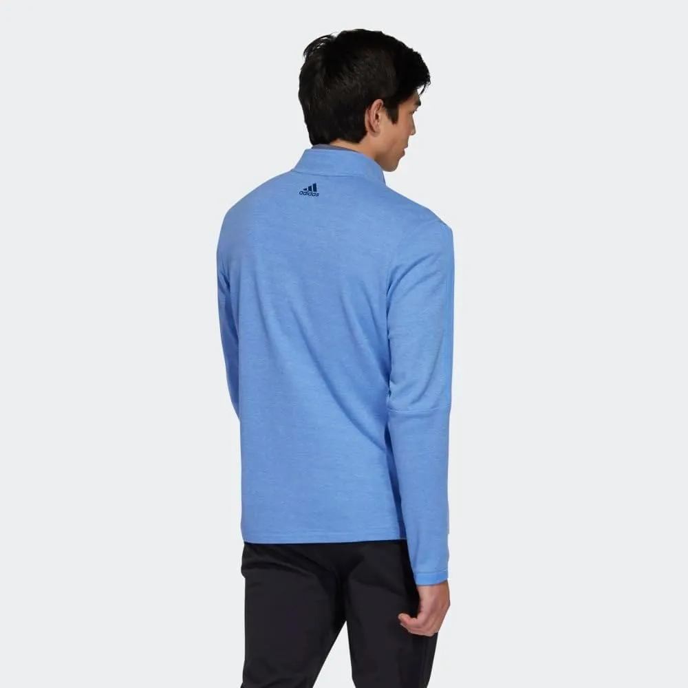 adidas Men's 3-Stripes Quarter Zip Golf Pullover