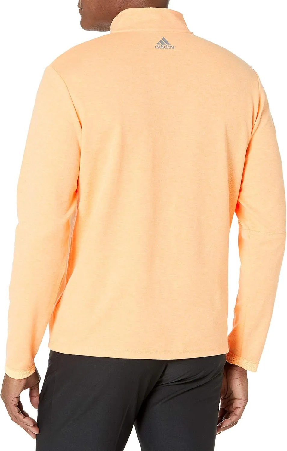 adidas Men's 3-Stripes Quarter Zip Golf Pullover