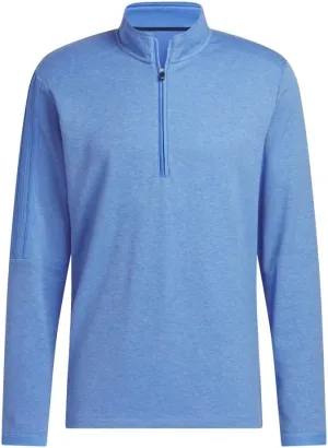 adidas Men's 3-Stripes Quarter Zip Golf Pullover