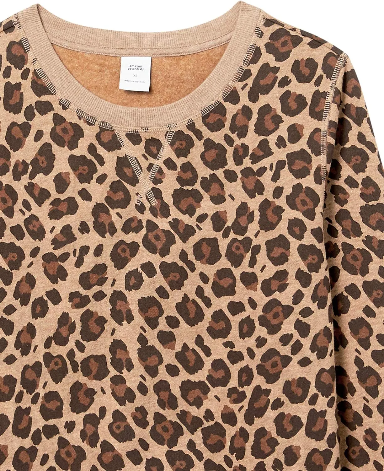 Amazon Essentials Women's Fleece Crewneck Sweatshirt (Available in Plus Size)
