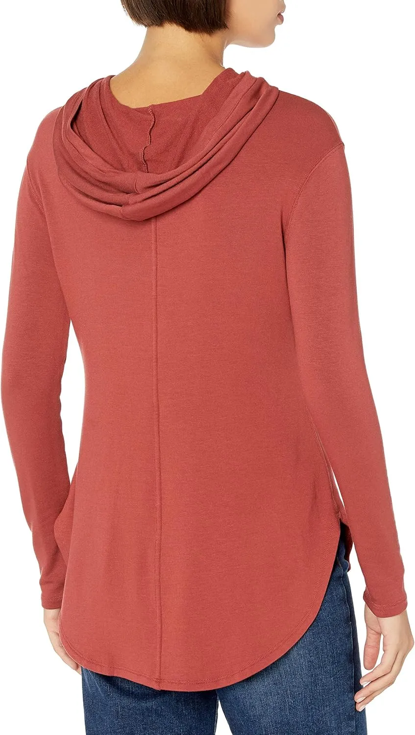 Amazon Essentials Women's Supersoft Terry Essentials Hoodie, Standard-Fit Long-Sleeve Pullover