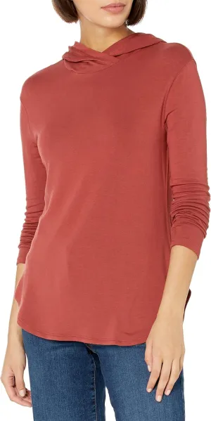 Amazon Essentials Women's Supersoft Terry Essentials Hoodie, Standard-Fit Long-Sleeve Pullover