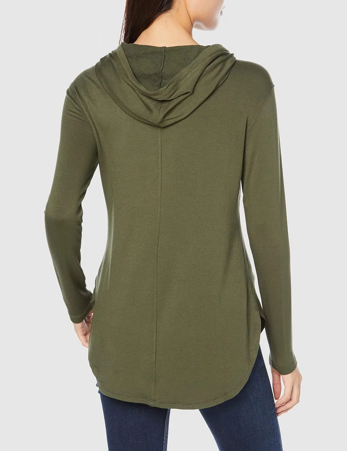 Amazon Essentials Women's Supersoft Terry Essentials Hoodie, Standard-Fit Long-Sleeve Pullover