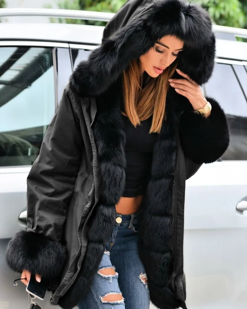 Aoxwomens Womens Winter Down Coat Light Puffer Jacket Warm Thicken Fleece Lined Long Parka Fuzzy Wrap Overcoat