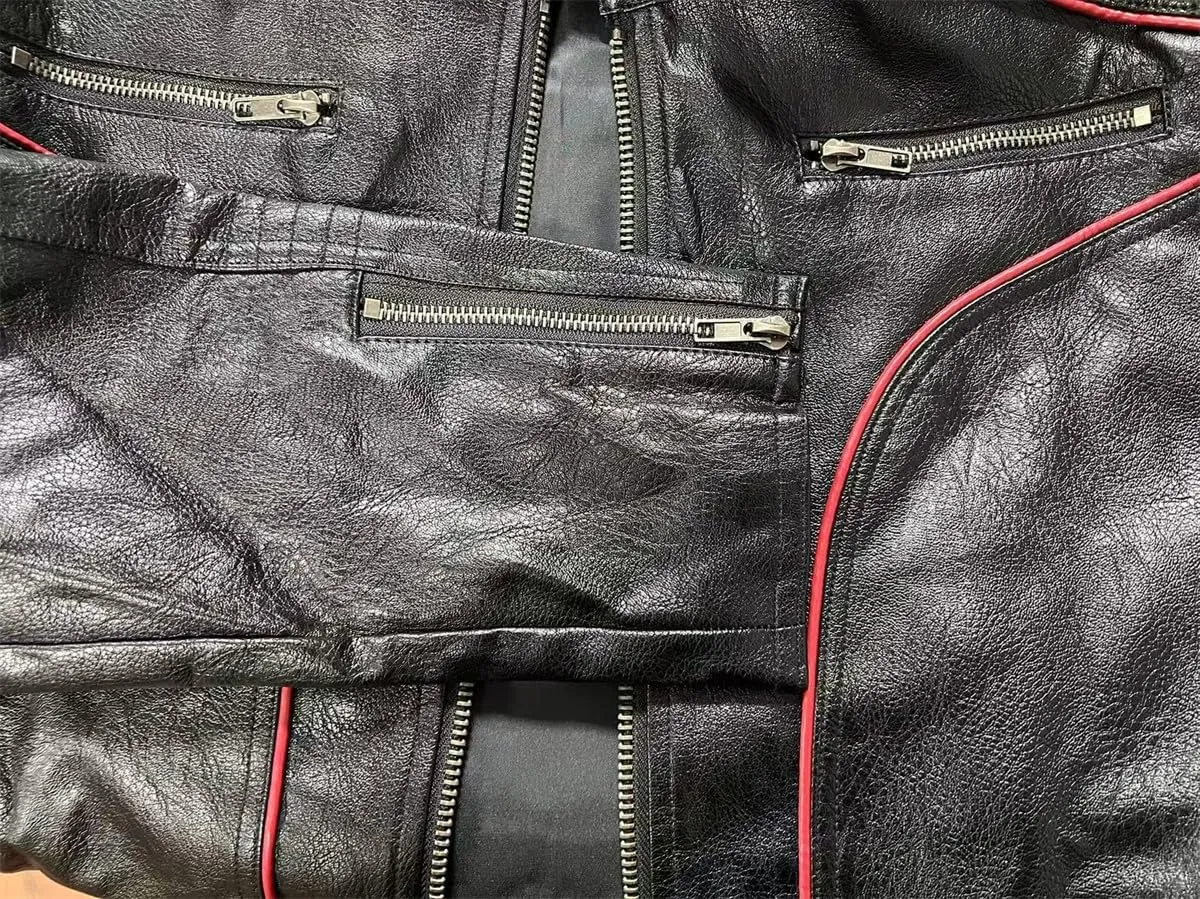 Apocrypha Mens Faux Leather Biker Coat Leather Motorcycle Jacke Bomber Jacket