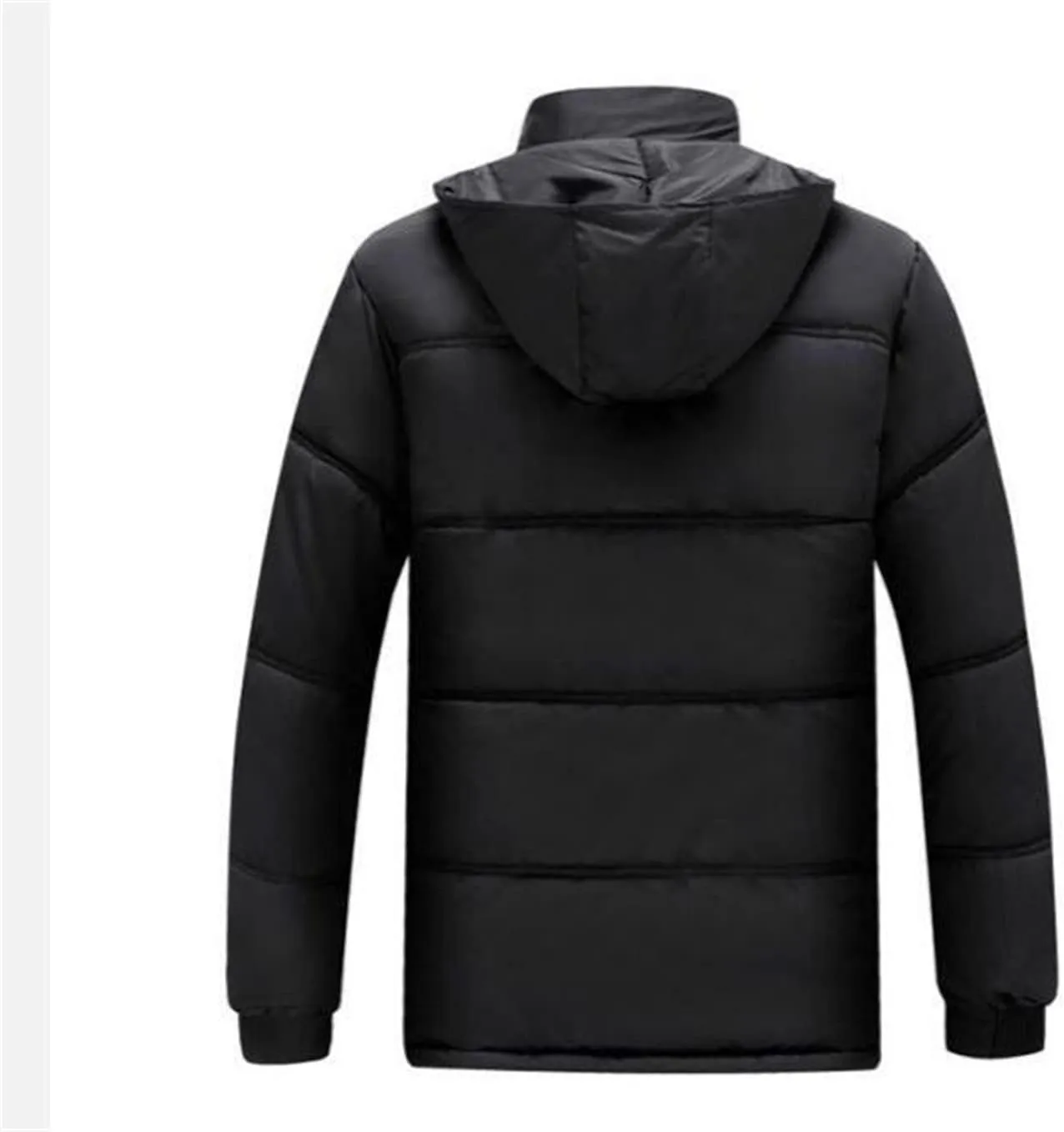 Autumn Winter Men Middle-Aged And Elderly Thickened Thermal Cotton-Padded Jacket Coat