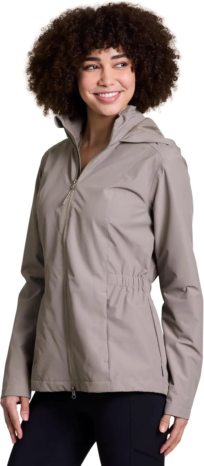 Avalanche Women's Lightweight Convertible Hood Zip Up Jacket With Zipper Pockets