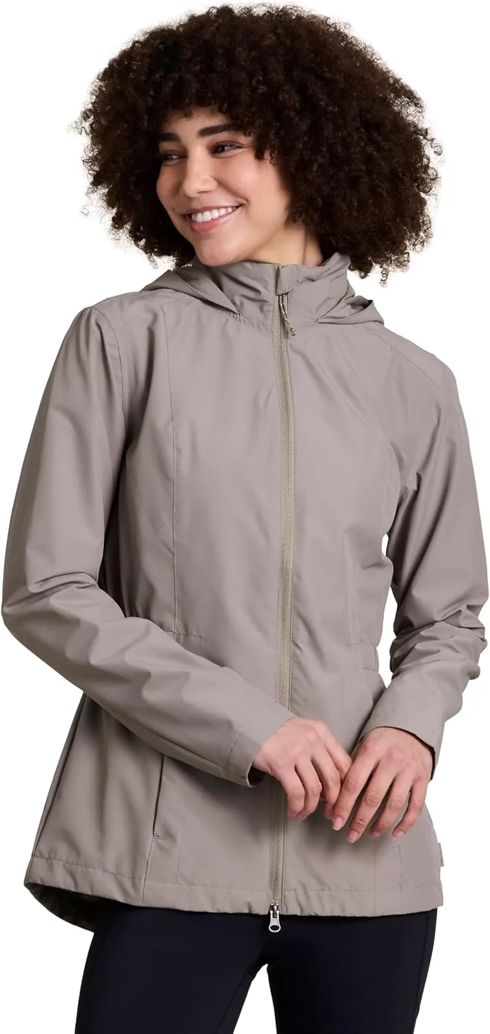 Avalanche Women's Lightweight Convertible Hood Zip Up Jacket With Zipper Pockets