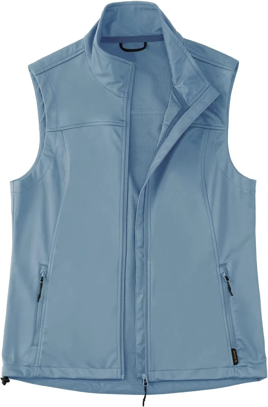 baleaf Women's Lightweight Vest Softshell Sleeveless Jacket Windproof Stand Collar with Zipper Pockets Running Hiking Golf