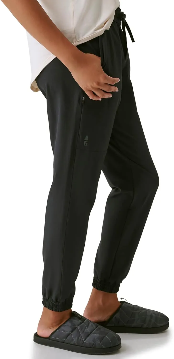 BASS OUTDOOR Womens Pants  Lightweight Joggers with Elastic Waist