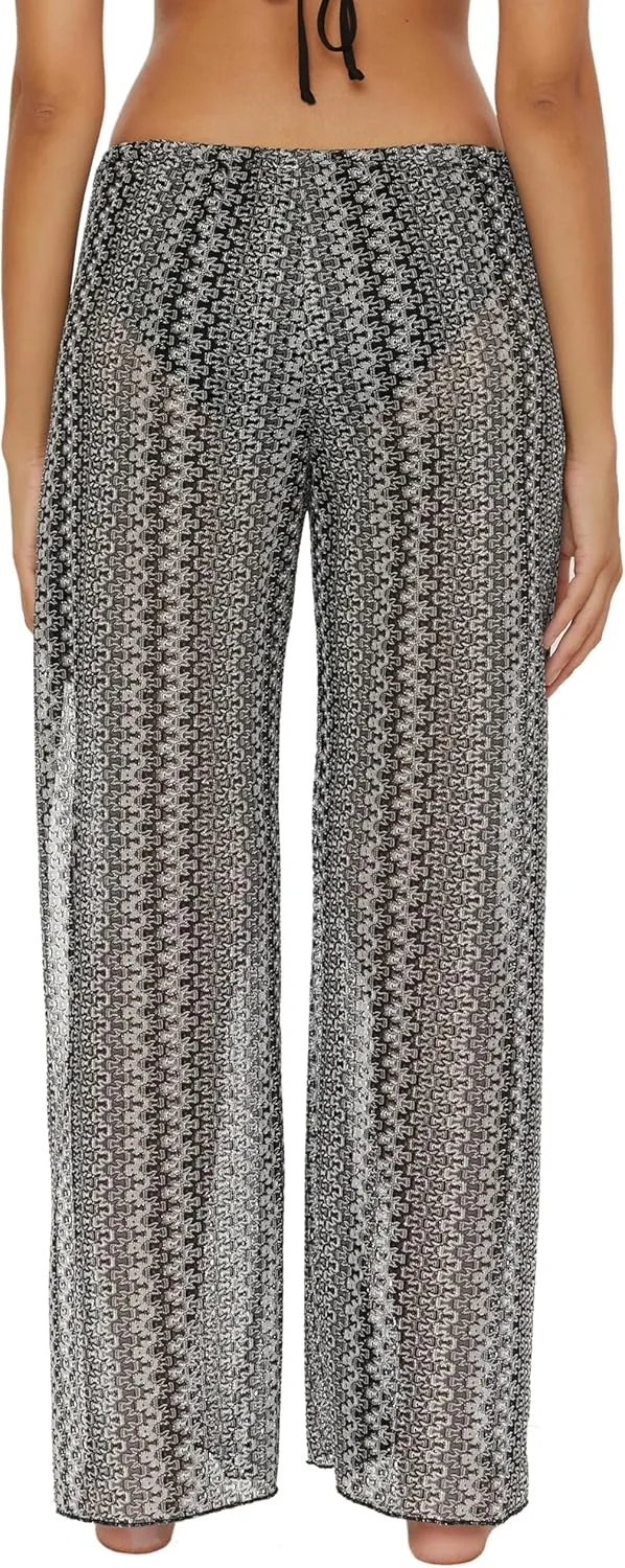 BECCA womens Granite Bay Pants, Casual, High Side Slits, Beach Cover Ups for Women