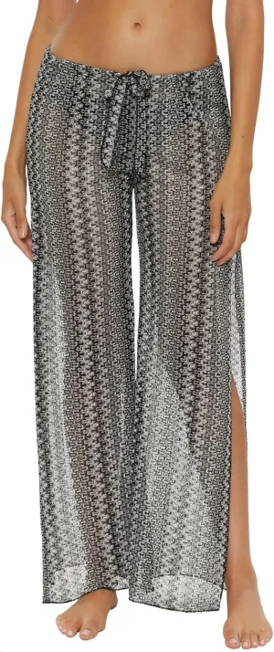BECCA womens Granite Bay Pants, Casual, High Side Slits, Beach Cover Ups for Women