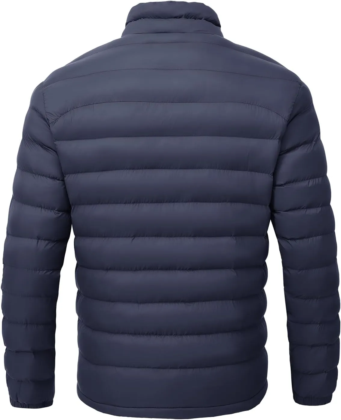 BGOWATU Men's Lightweight Packable Puffer Jacket Warm Winter Jacket for Men Down Alternative Puffy Coat