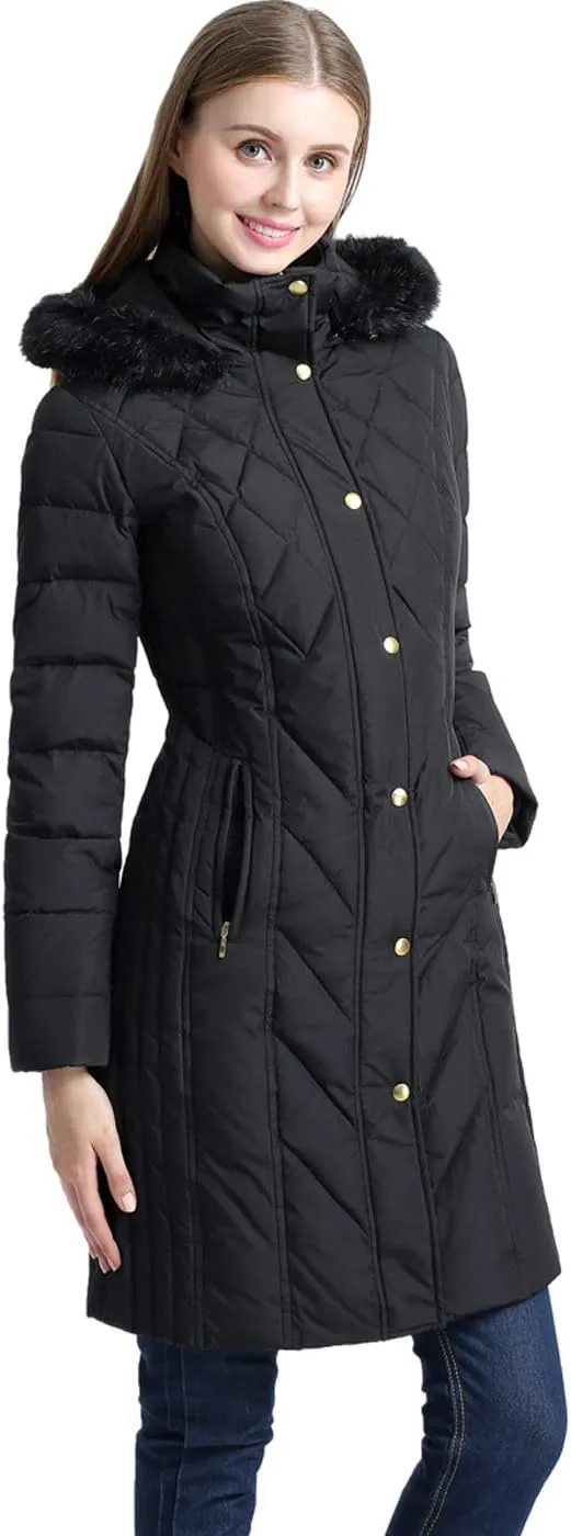 BGSD Women Addi Waterproof Hooded Long Down Parka Coat Novelty Winter Jacket - Regular & Plus Size