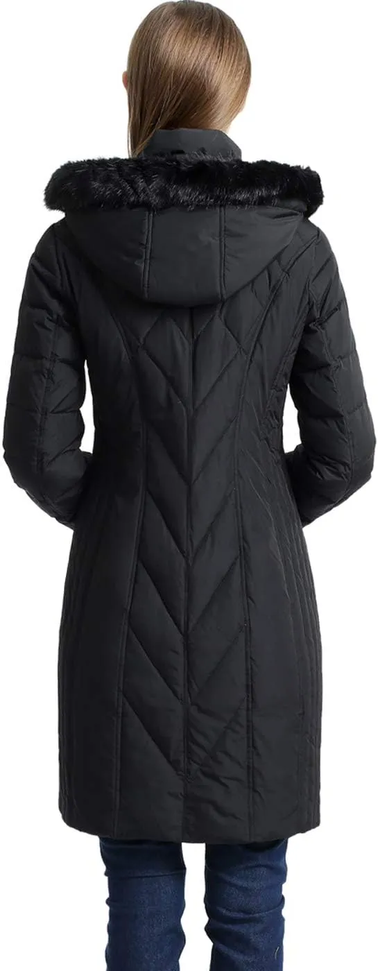 BGSD Women Addi Waterproof Hooded Long Down Parka Coat Novelty Winter Jacket - Regular & Plus Size