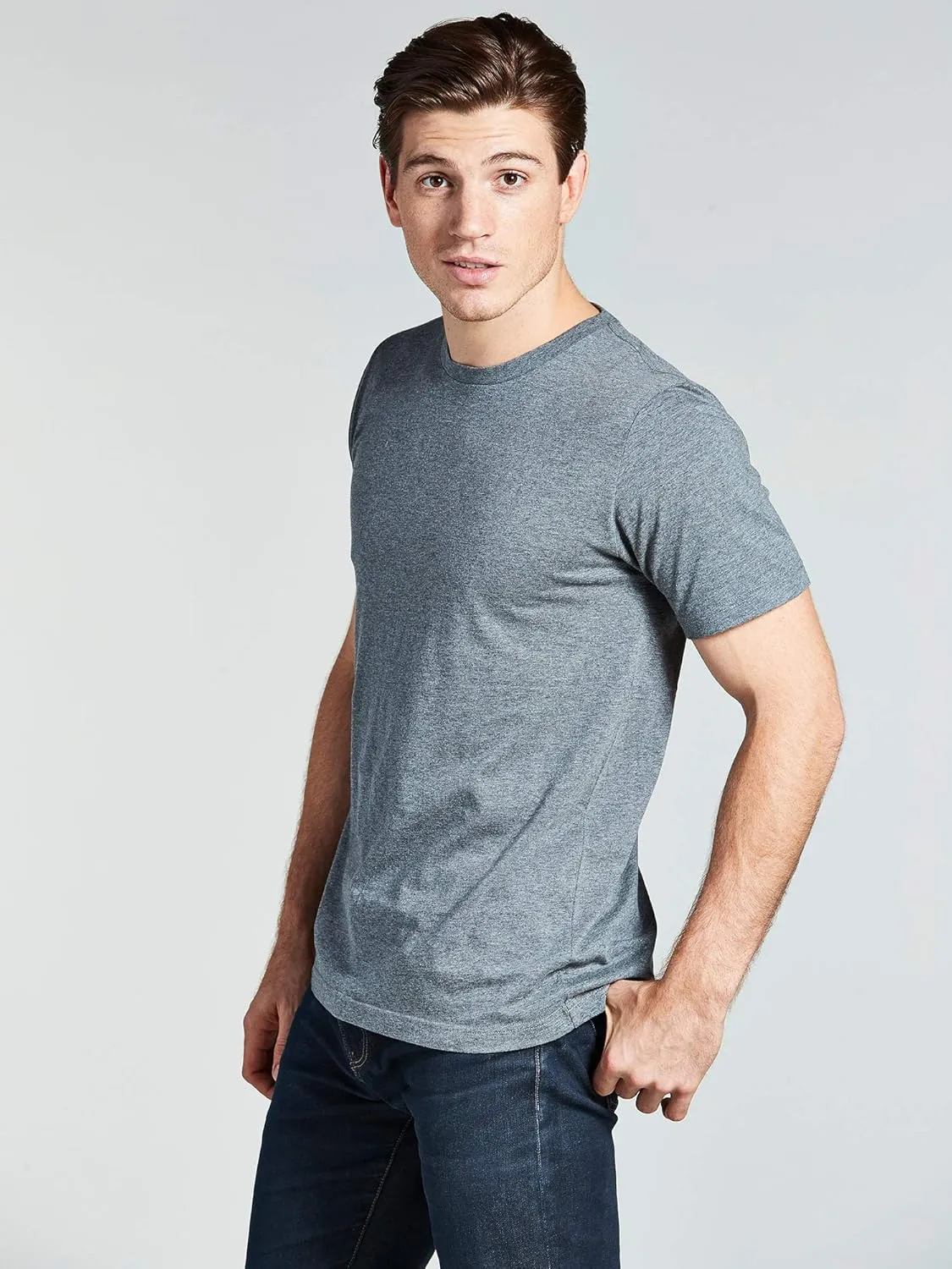 Bolter 4 Pack Men's Everyday Cotton Blend Short Sleeve T-Shirt