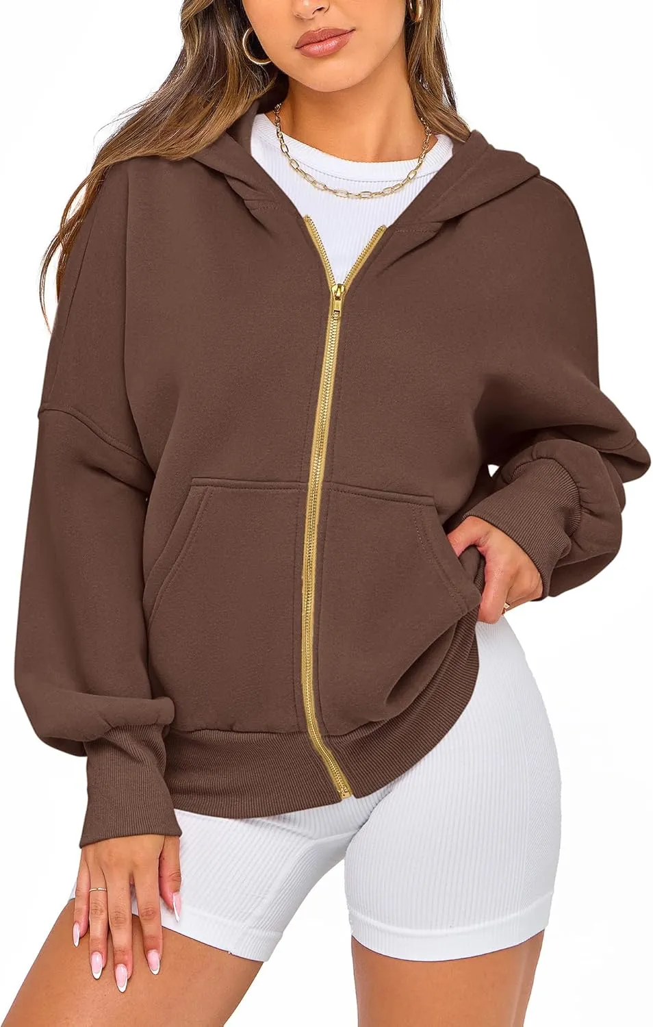 BTFBM Womens Zip Up Hoodies Long Sleeve Fashion Sweatshirt Fleece Y2K Hooded Jacket 2025 Trendy Fall Spring Clothes