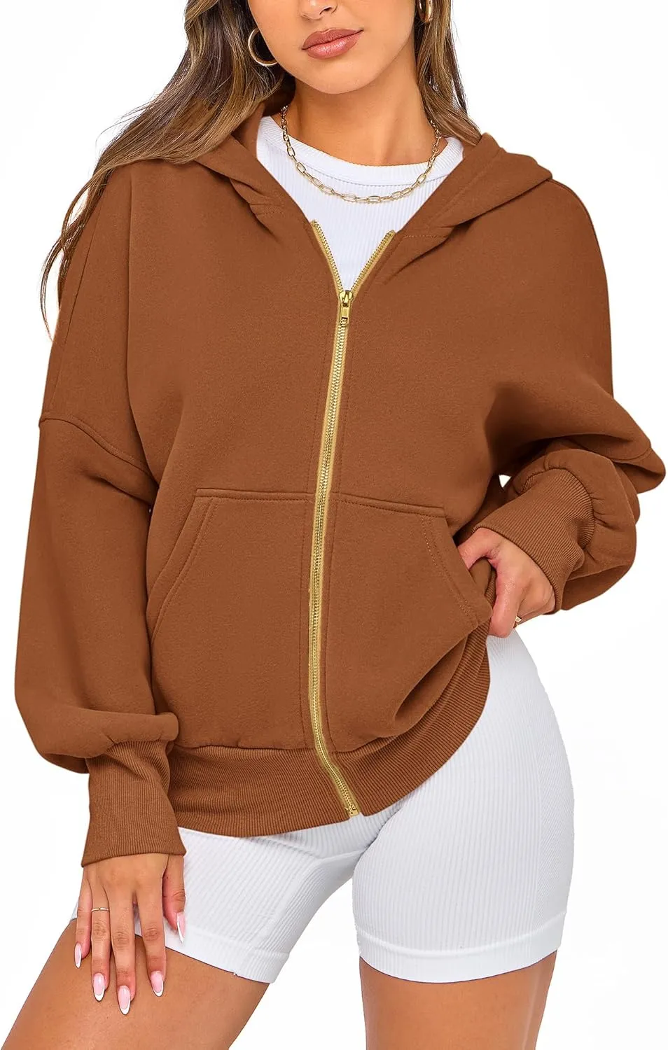 BTFBM Womens Zip Up Hoodies Long Sleeve Fashion Sweatshirt Fleece Y2K Hooded Jacket 2025 Trendy Fall Spring Clothes