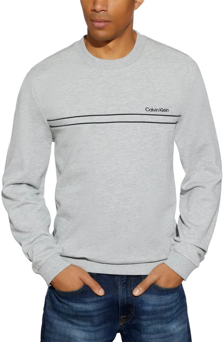 Calvin Klein Mens Standard Fit Crew Neck Sweatshirt
