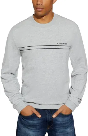 Calvin Klein Mens Standard Fit Crew Neck Sweatshirt