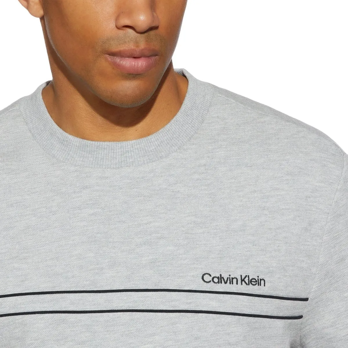 Calvin Klein Mens Standard Fit Crew Neck Sweatshirt