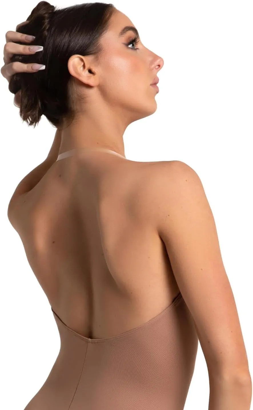 Capezio womens Camisole Leotard With Clear Transition Straps