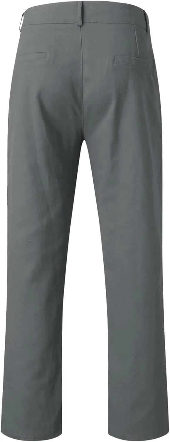 Cargo Pants for Men Big and Tall, with Pockets for Workout Jogging Running Men's Heavyweight Sweatpants Fleece Lined