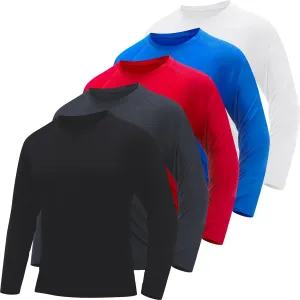 CE' CERDR Long Sleeve Shirts for Men - Quick Dry Moisture Wicking Sun Protection for Fishing Workout Casual
