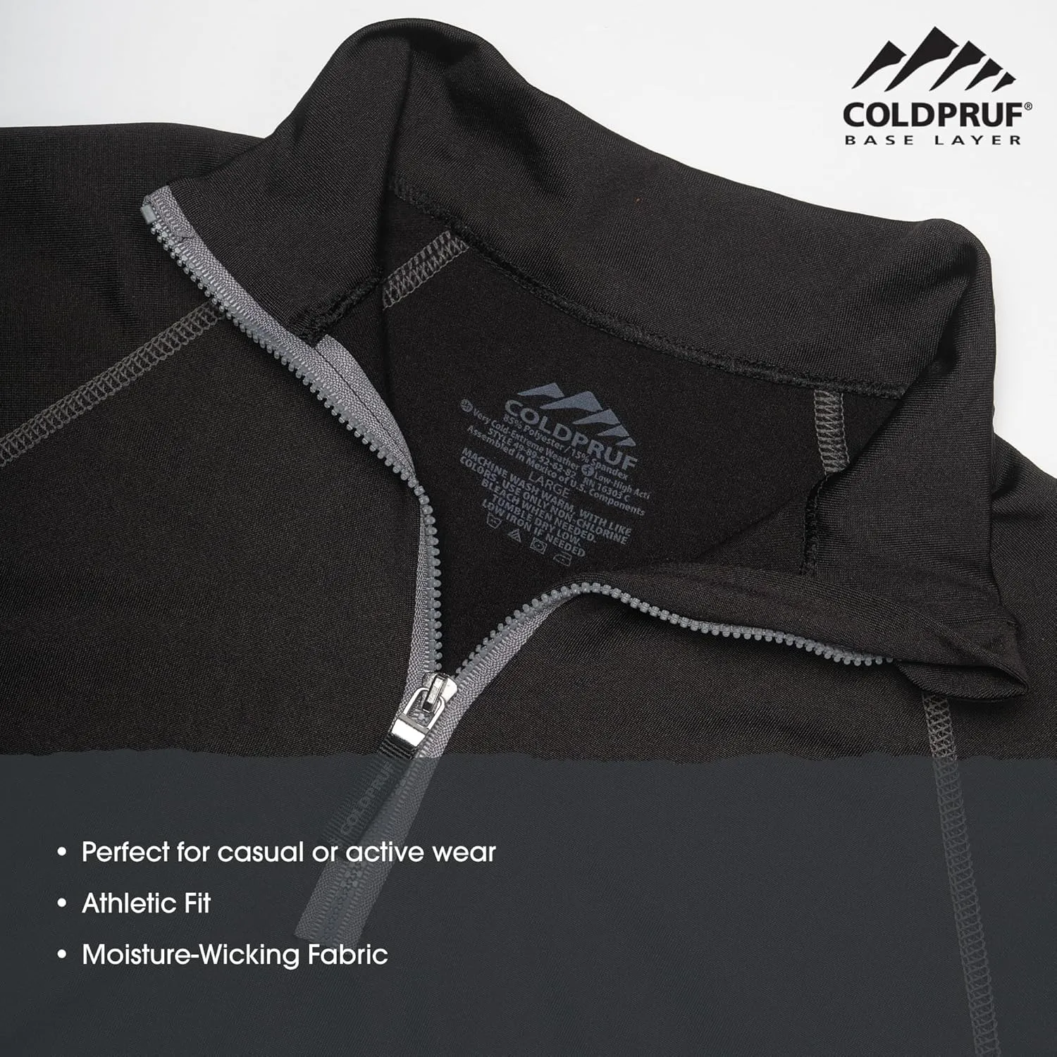 ColdPruf Women's Quest Performance Base Layer Long Sleeve Crew Neck Top