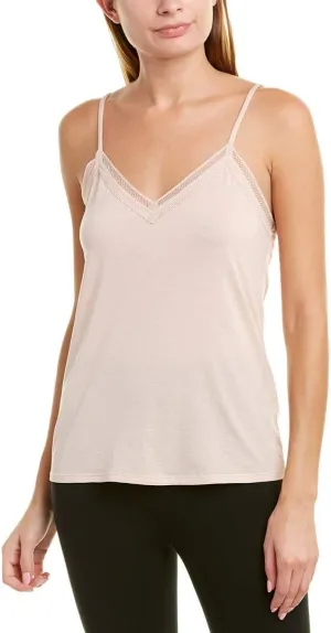 commando Womens Cami with Lace, L, Pink