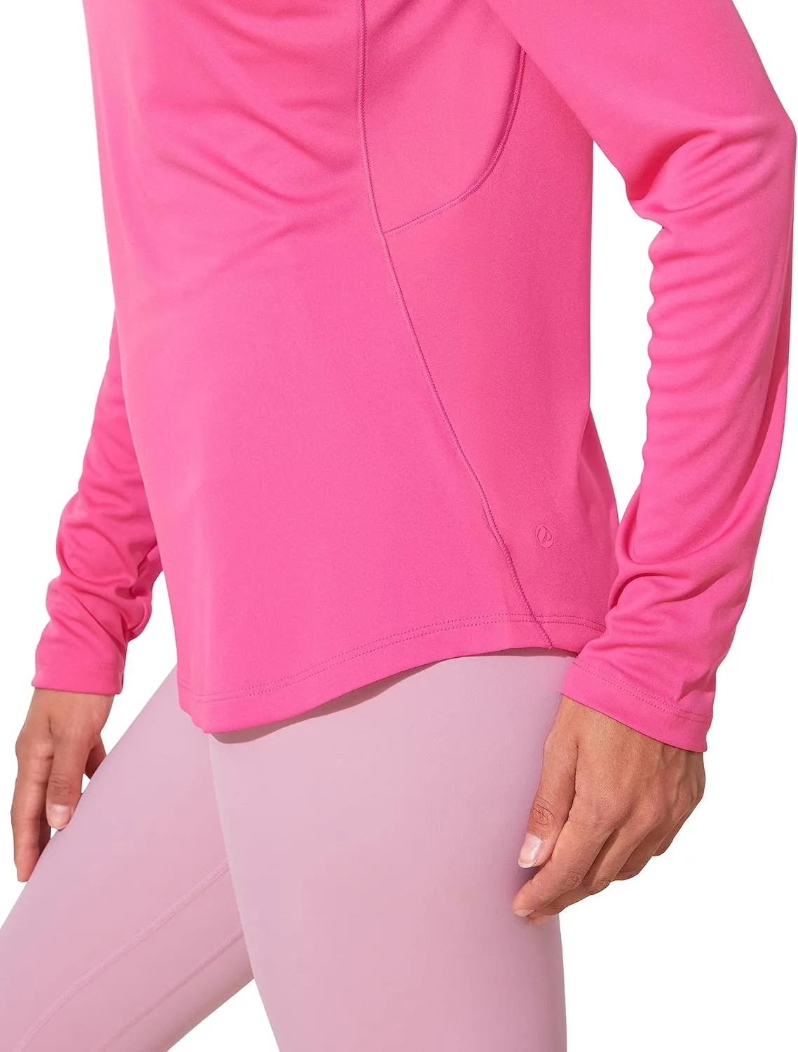CRZ YOGA Womens UPF 50  Sun Long Sleeve UV Protection Workout Tops Lightweight Quick Dry Outdoor Hiking Running Shirts