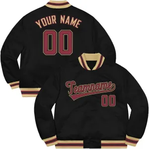Custom Men/Women/Youth Varsity Baseball Jacket Sportswear Coat Stitched Personalized Name Number