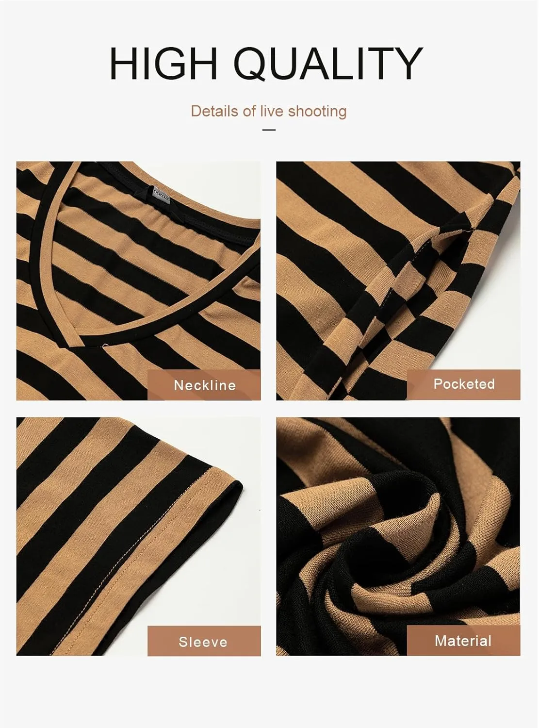 Dokotoo Summer Dress Casual Womens Fashion Short Sleeve Maxi Dress T Shirt Dress Striped Long Color Block Maxi Dress