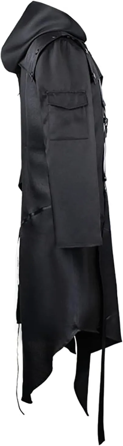 Drofe Retro Victorian Steampunk Medieval Jacket Coat Gothic Costume Halloween