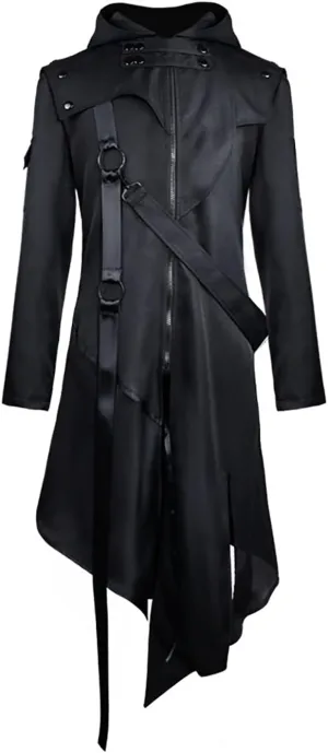 Drofe Retro Victorian Steampunk Medieval Jacket Coat Gothic Costume Halloween