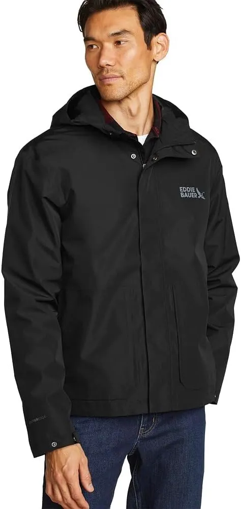 Eddie Bauer Men's Packable Waterproof Rainfoil Storm Jacket