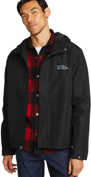 Eddie Bauer Men's Packable Waterproof Rainfoil Storm Jacket