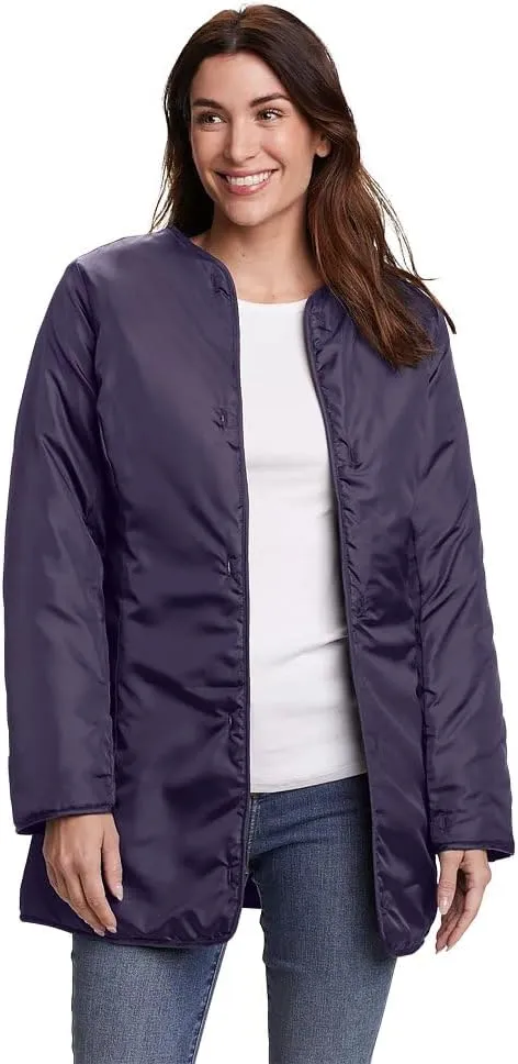 Eddie Bauer Women's Girl on the Go Insulated Waterproof Trench Coat