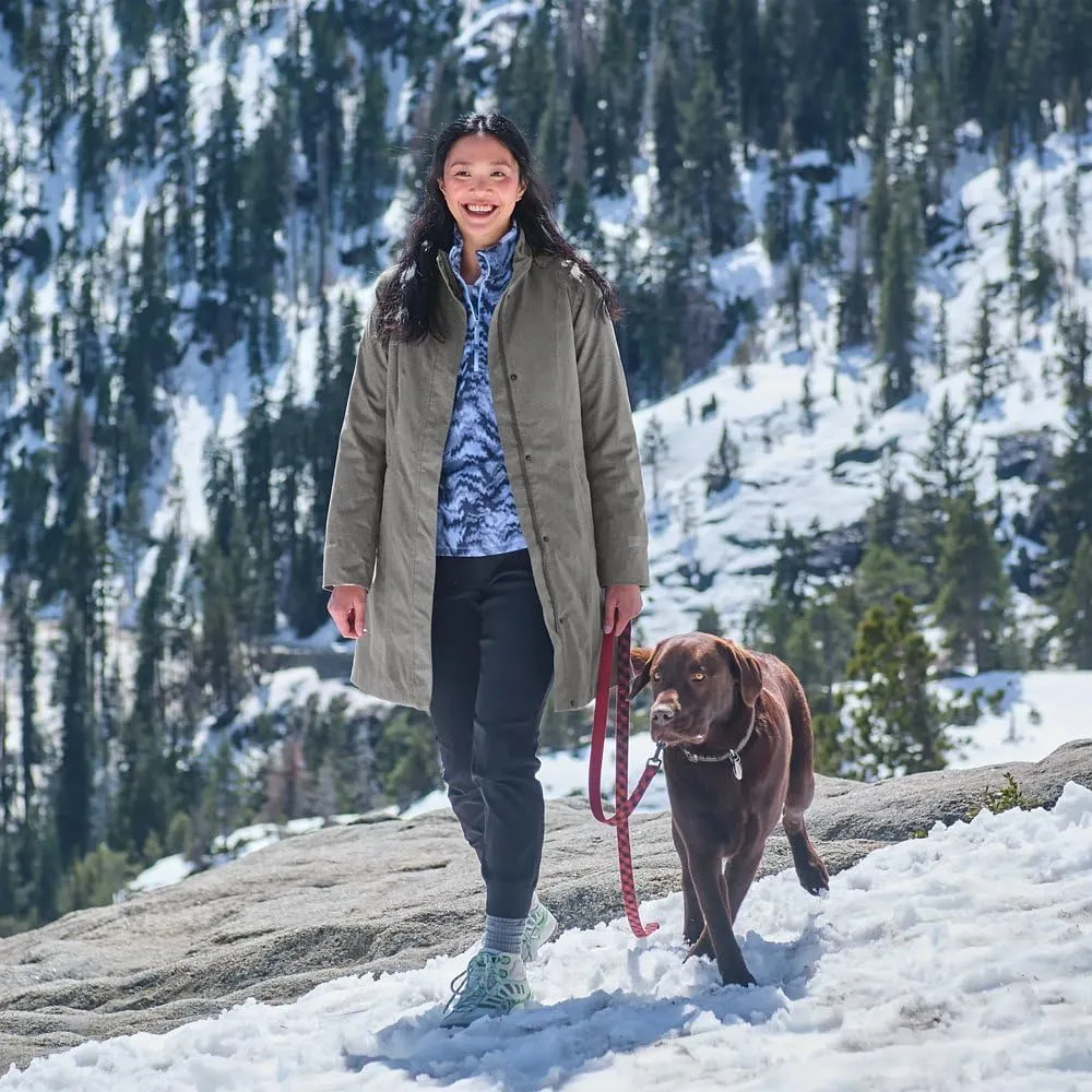 Eddie Bauer Women's Girl on the Go Insulated Waterproof Trench Coat