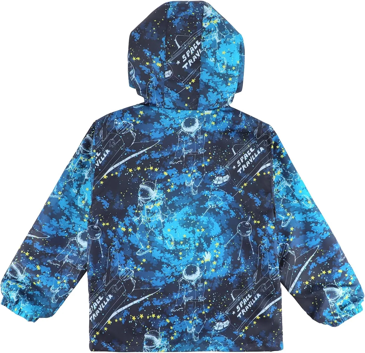 ESTAMICO Boys Windbreaker Jacket Fashion Hoodies Outwear Coat Waterproof Zipper Raincoat, 4T-12