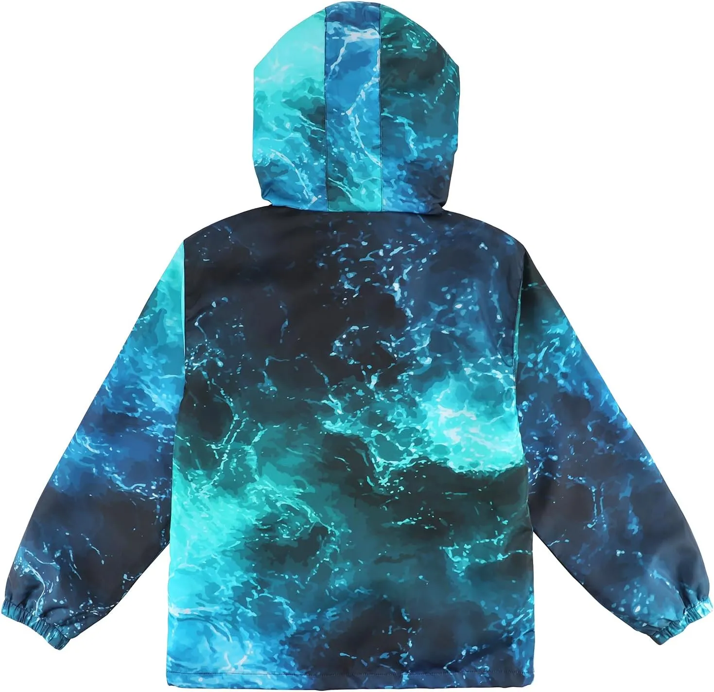 ESTAMICO Boys Windbreaker Jacket Fashion Hoodies Outwear Coat Waterproof Zipper Raincoat, 4T-12