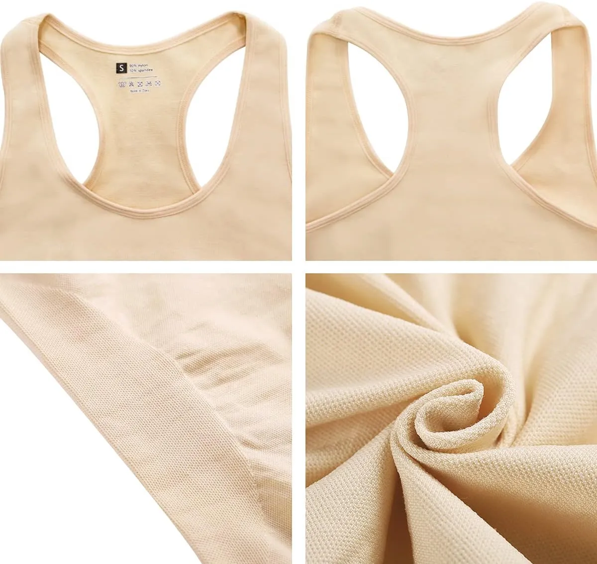 EUYZOU Women Tummy Control Shapewear Tank Tops - Seamless Compression Racerback Vest Body shaper Tank Top