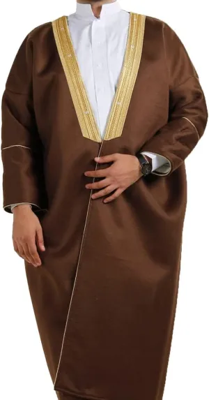 Farwa Bisht style - Warm Winter Fur Coat - Mens Khaleeji Islamic Arabian
