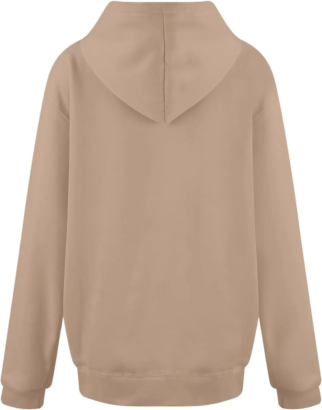 Fleece Hoodie Women Long Sleeve Drawstring Hooded Sweatshirt with Pockets Relaxed Fit Comfy Pullover Fall Sweater