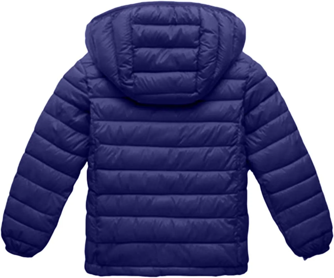 FLITAY Kid Winter Looser Fit Hooded Down Jacket Lightweight Warm Packable Jacket with Pocket