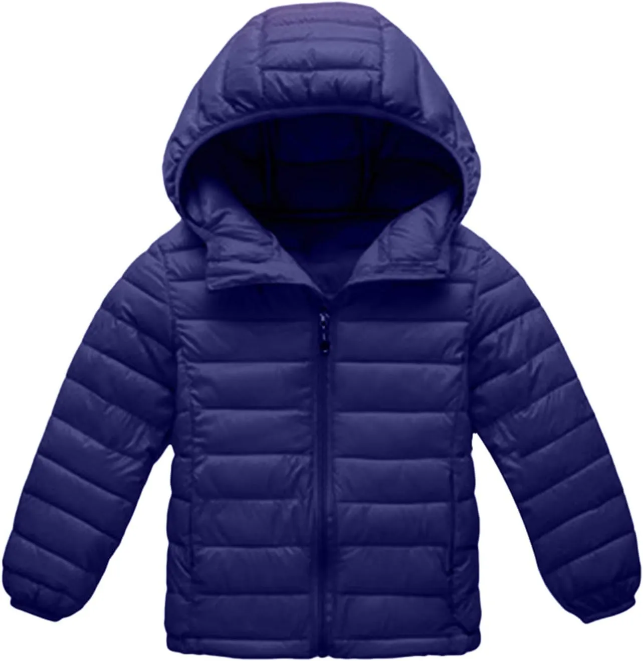 FLITAY Kid Winter Looser Fit Hooded Down Jacket Lightweight Warm Packable Jacket with Pocket