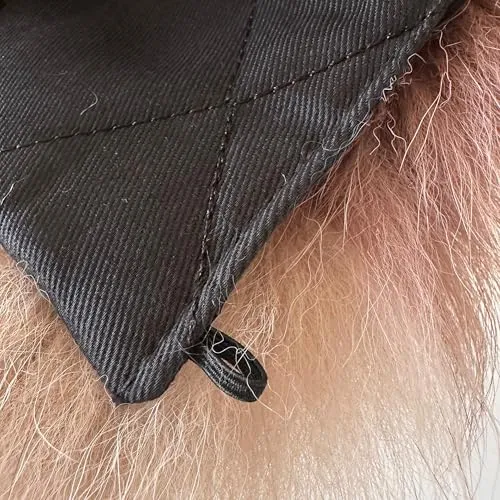 Fluffy Collar Fur Fox for Winter Coat Parka Hood, 75 cm, Mens and Womens  Handmade Products