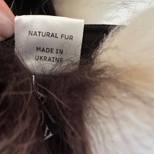 Fluffy Collar Fur Fox for Winter Coat Parka Hood, 75 cm, Mens and Womens  Handmade Products