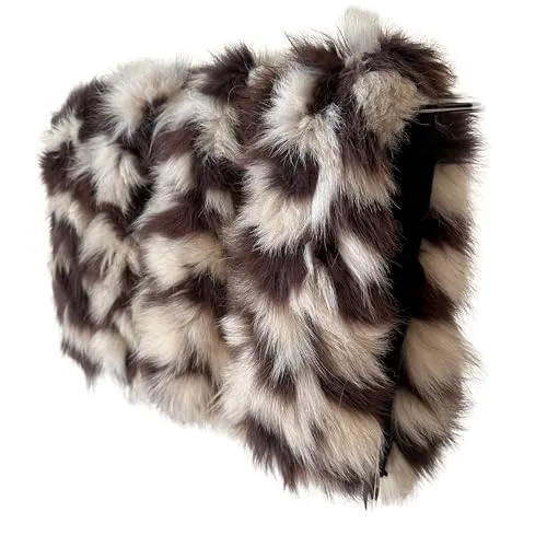 Fluffy Collar Fur Fox for Winter Coat Parka Hood, 75 cm, Mens and Womens  Handmade Products